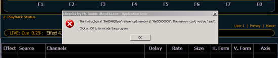 Pop up Error message Pop up Error message